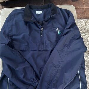 Men’s Cutter & Buck Navy Blue Quarter-Zip Golf Pullover